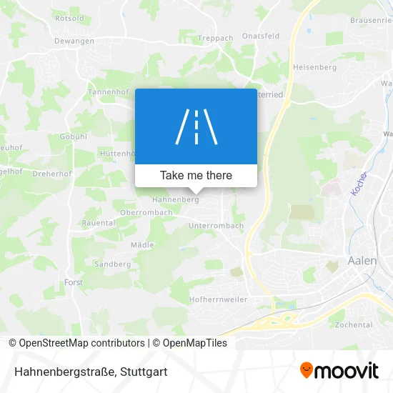 Карта Hahnenbergstraße