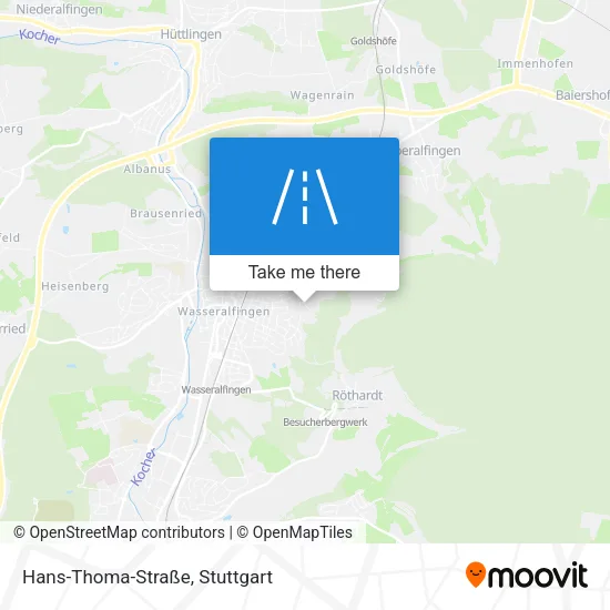 Hans-Thoma-Straße map
