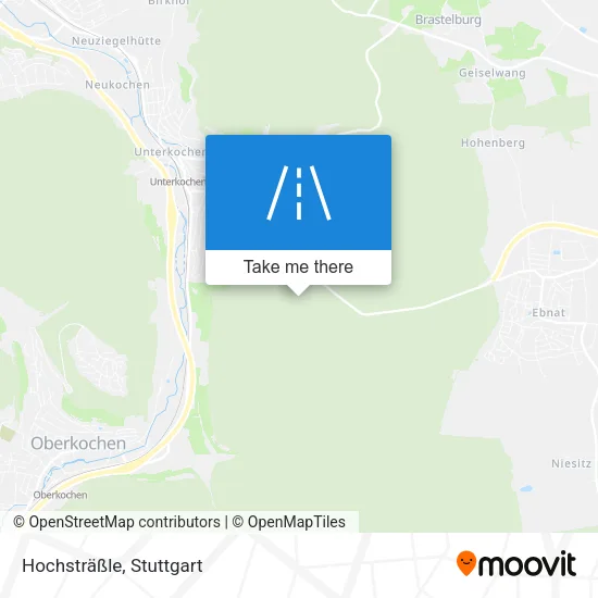 Карта Hochsträßle