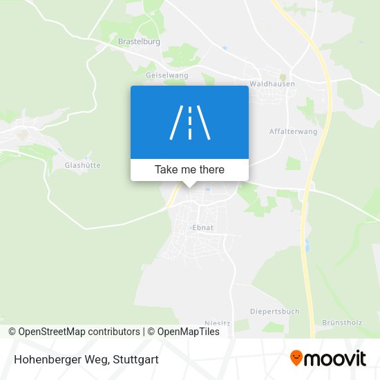 Hohenberger Weg map