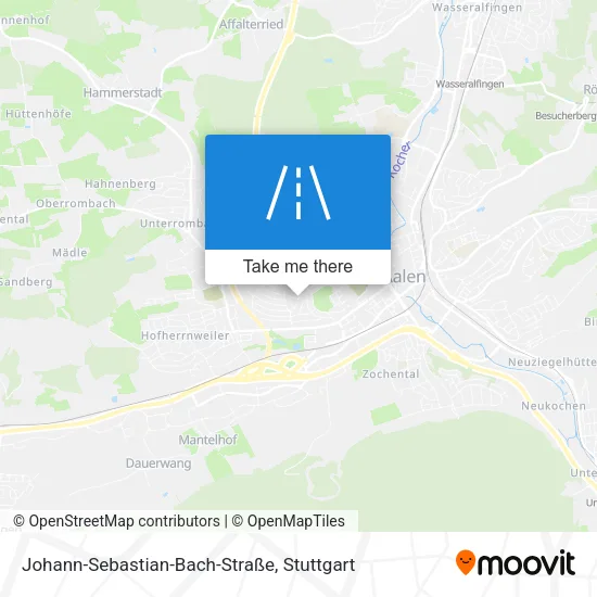 Карта Johann-Sebastian-Bach-Straße