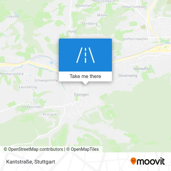 Карта Kantstraße