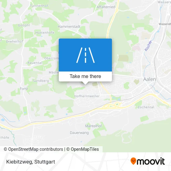 Карта Kiebitzweg