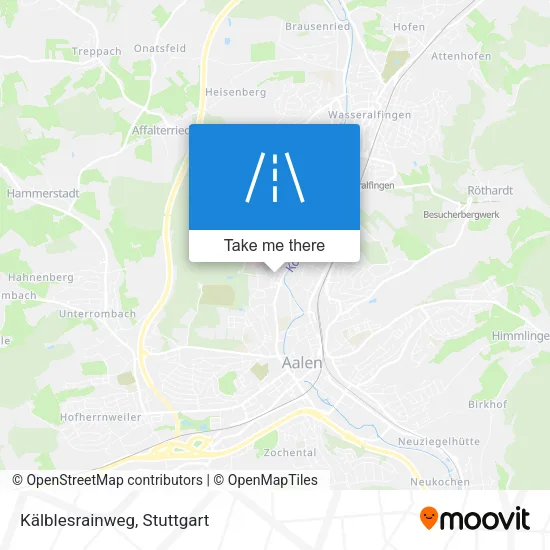 Карта Kälblesrainweg