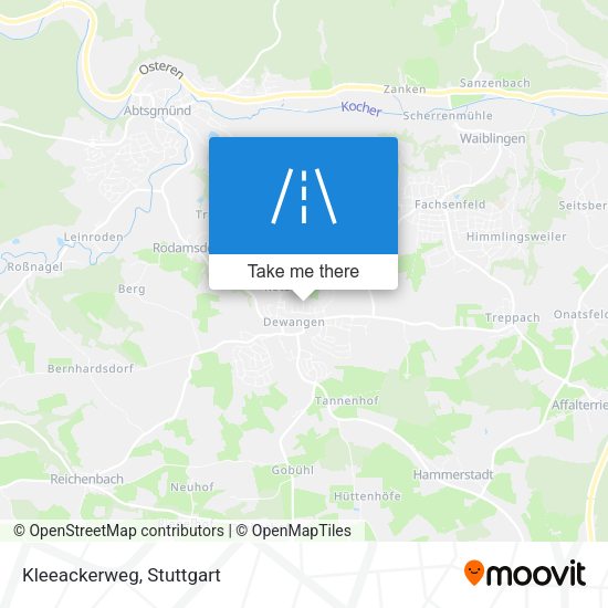 Карта Kleeackerweg