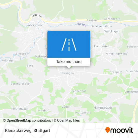 Карта Kleeackerweg