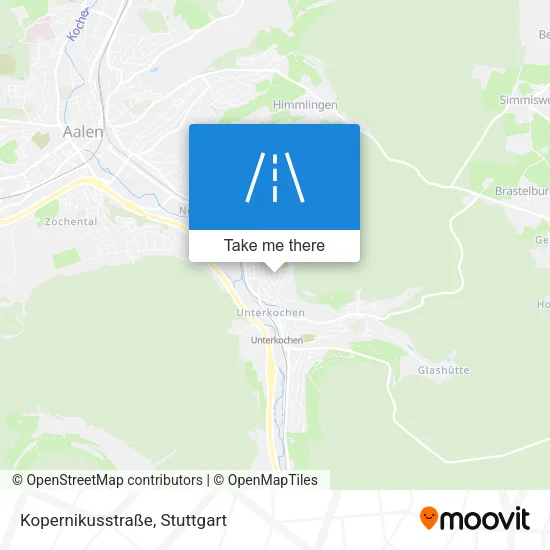Карта Kopernikusstraße