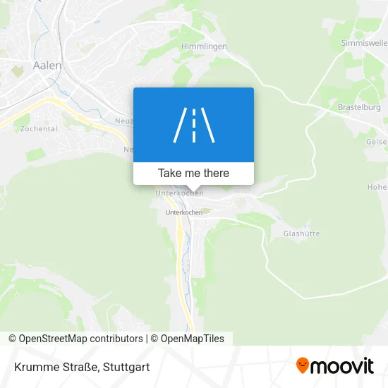Карта Krumme Straße