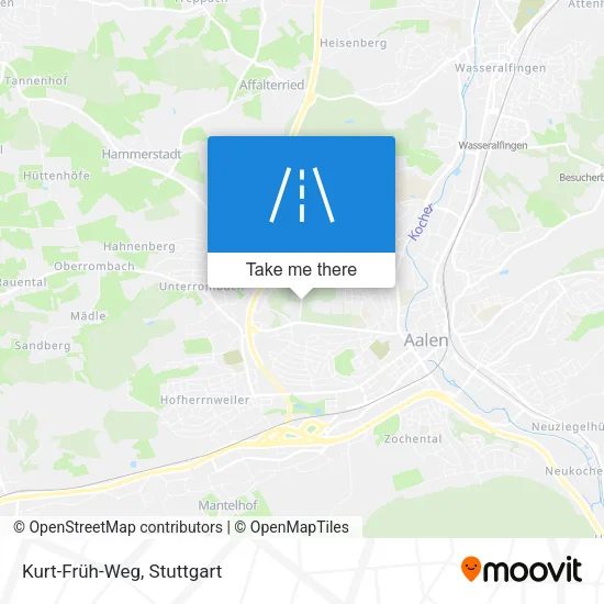 Kurt-Früh-Weg map