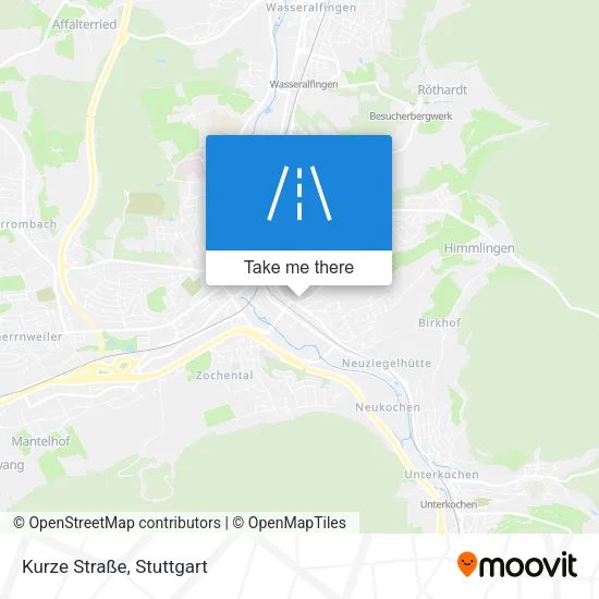 Карта Kurze Straße