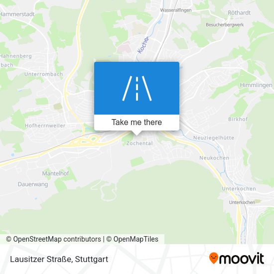 Lausitzer Straße map