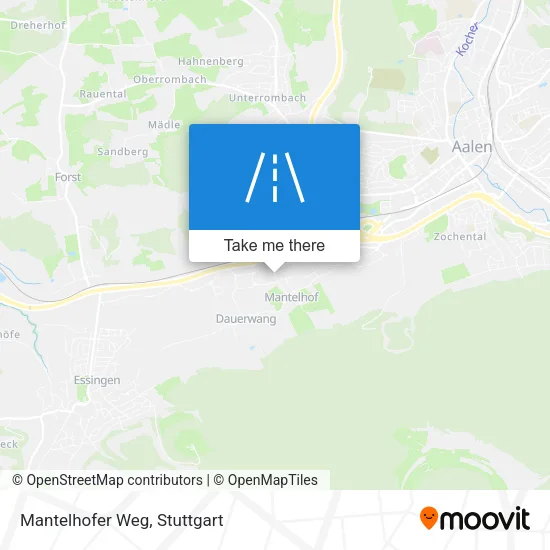Карта Mantelhofer Weg