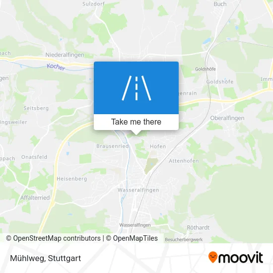 Карта Mühlweg