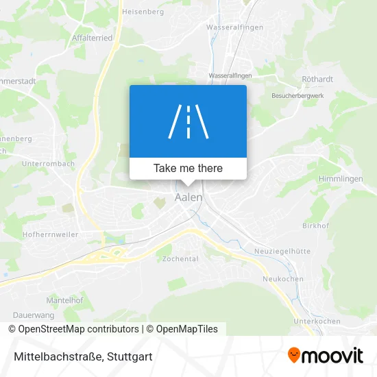 Карта Mittelbachstraße