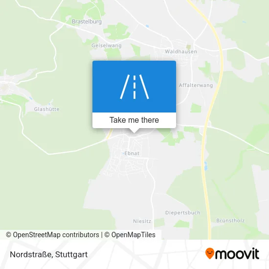 Карта Nordstraße