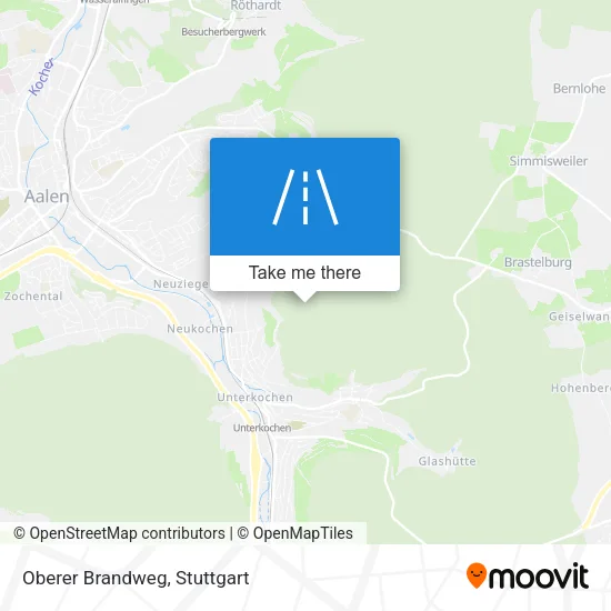 Карта Oberer Brandweg