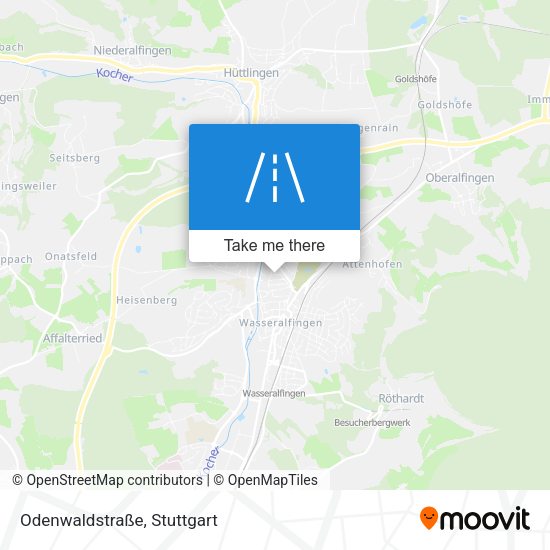 Odenwaldstraße map