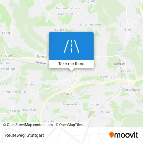 Карта Reuteweg