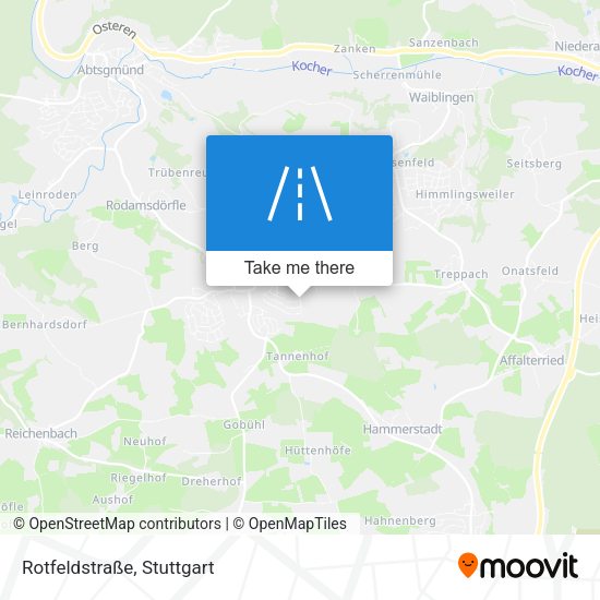 Карта Rotfeldstraße