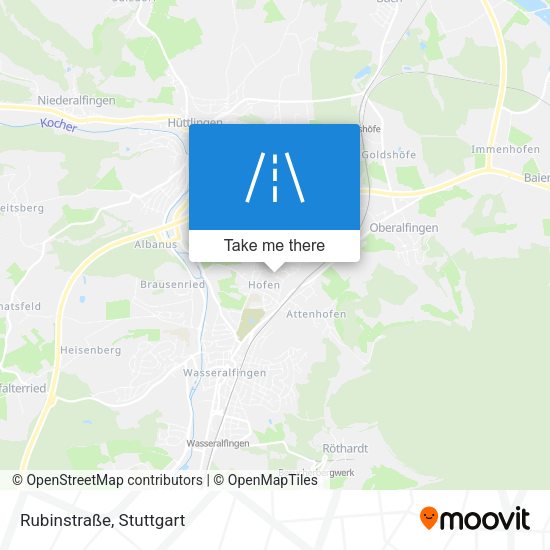 Rubinstraße map