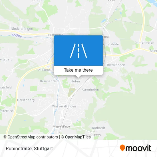 Карта Rubinstraße