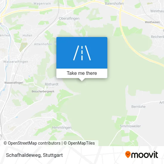 Карта Schafhaldeweg