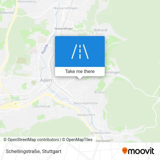 Карта Schellingstraße