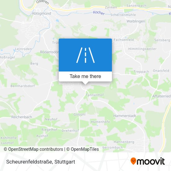 Scheurenfeldstraße map
