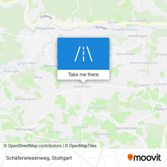 Schäferwiesenweg map