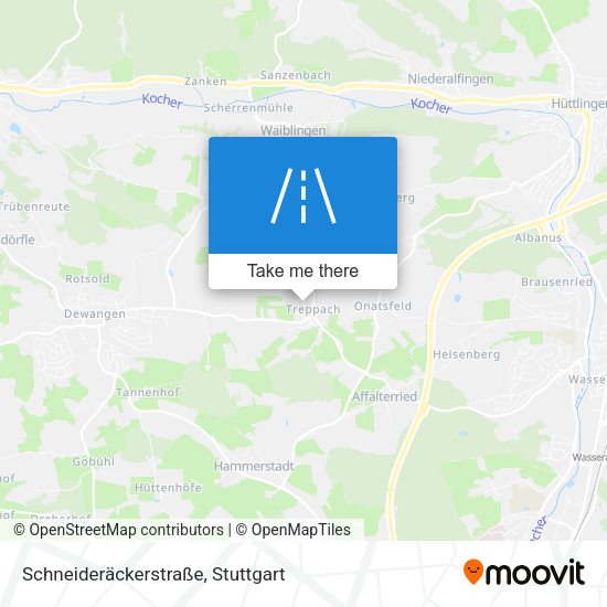 Schneideräckerstraße map