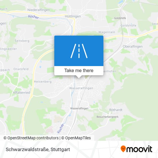 Schwarzwaldstraße map