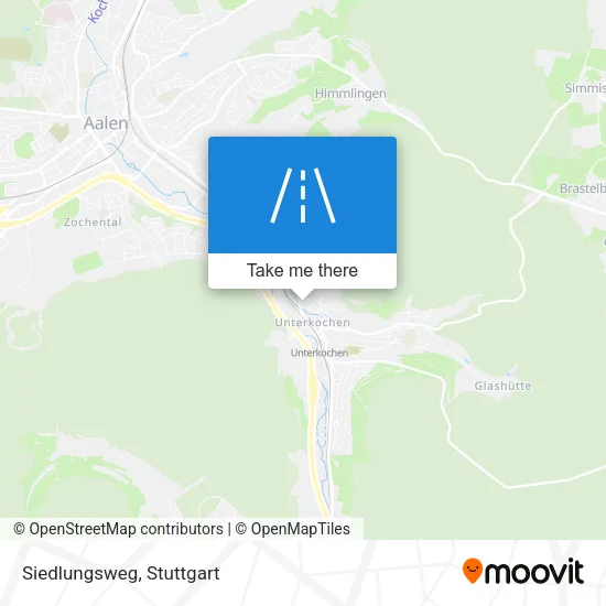 Карта Siedlungsweg