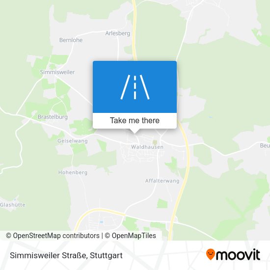 Simmisweiler Straße map