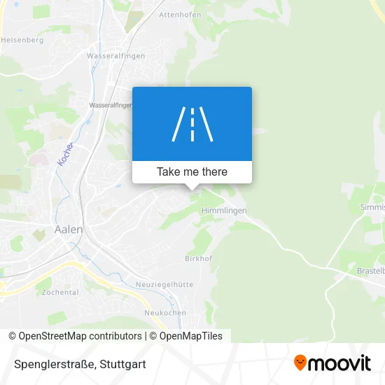 Карта Spenglerstraße