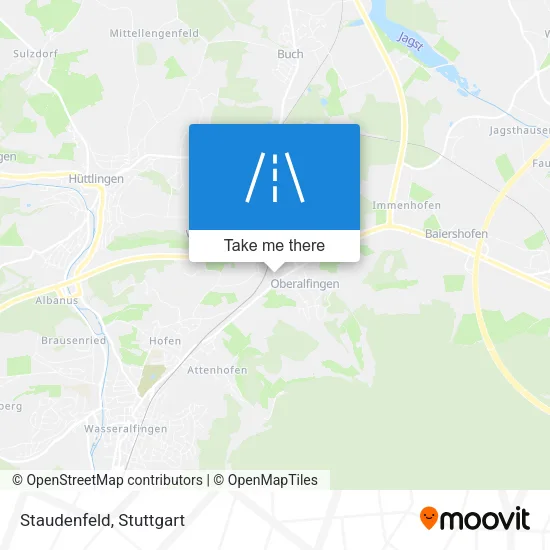 Карта Staudenfeld