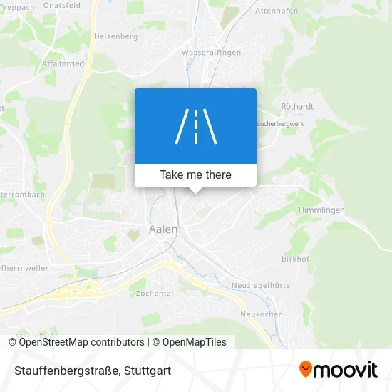 Карта Stauffenbergstraße