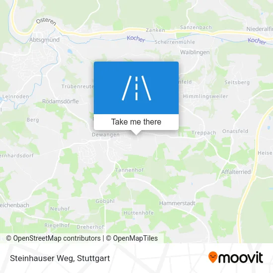 Карта Steinhauser Weg