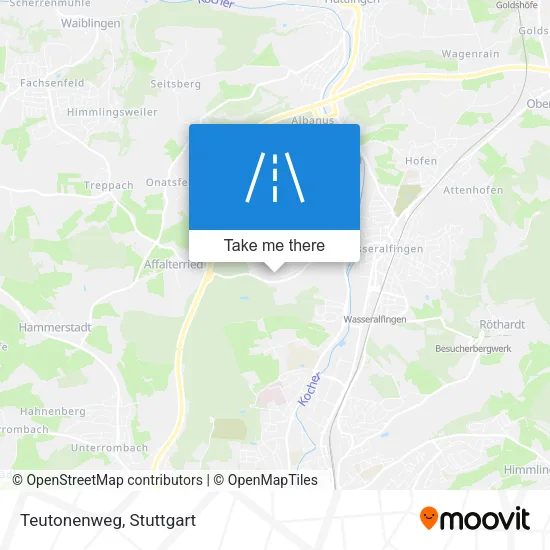 Карта Teutonenweg