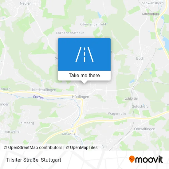 Карта Tilsiter Straße