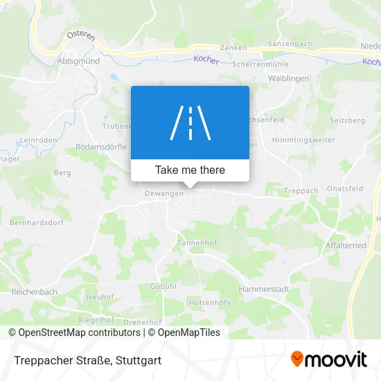 Карта Treppacher Straße