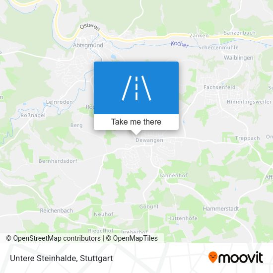Карта Untere Steinhalde