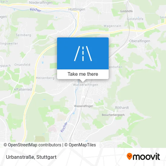 Карта Urbanstraße