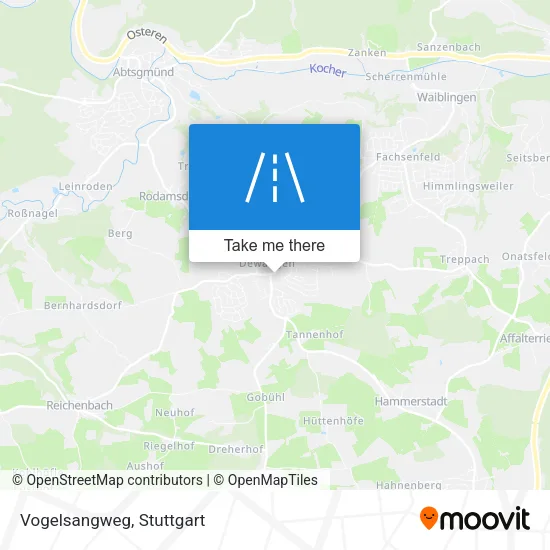 Карта Vogelsangweg