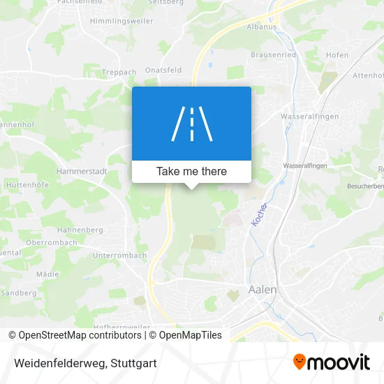 Карта Weidenfelderweg