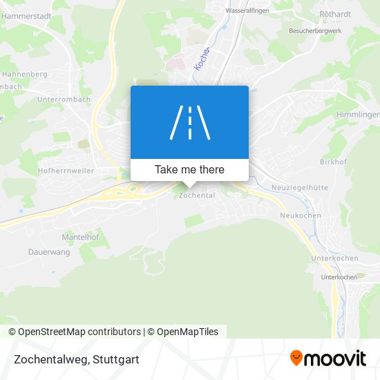 Карта Zochentalweg