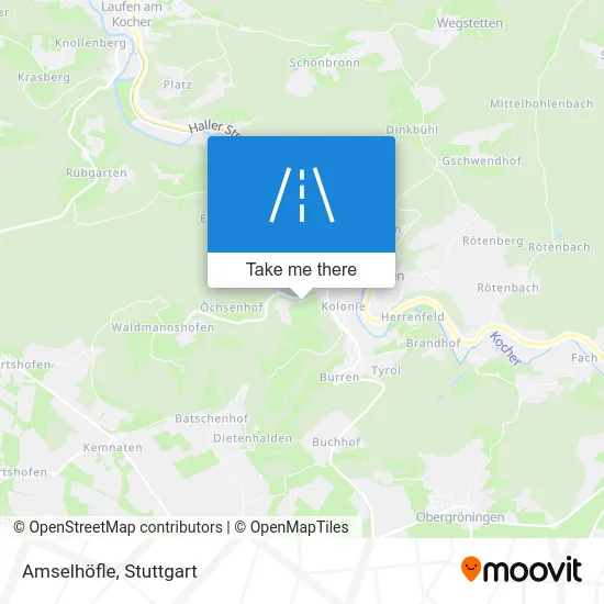 Карта Amselhöfle