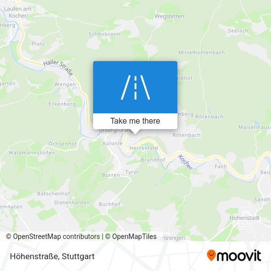 Höhenstraße map
