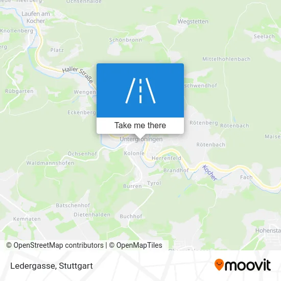 Карта Ledergasse