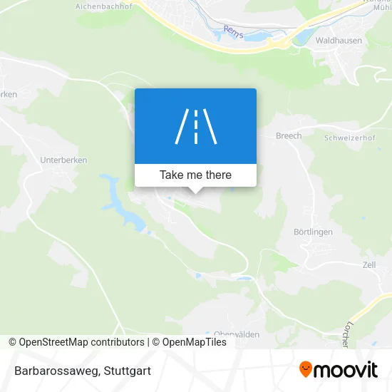 Карта Barbarossaweg