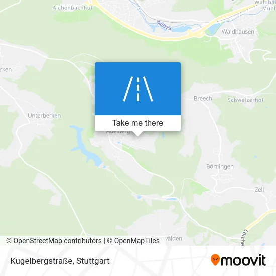 Карта Kugelbergstraße